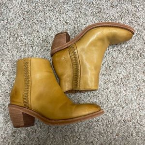 Rosalia Bootie - Yellow Western